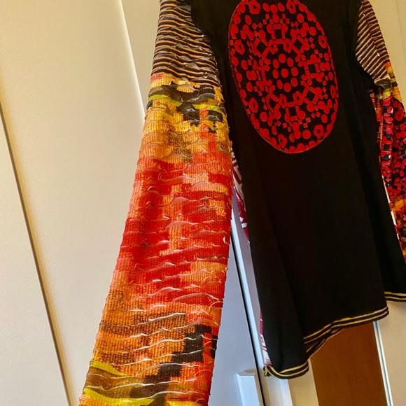 Desigual Marilyn Monroe Japanese inspired long sleeve tee shirt - Picture 5 of 7